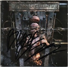 IRON MAIDEN The X Factor BLAZE BAYLEY - Virtual XI Virus Singer Autograph SIGNED