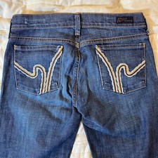 Citizens of Humanity Jeans Womens 28 Kelly Boot Cut Low Rise Distressed USA