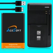 Upgraded 6690mAh Excellent Battery Charger USB 3.1 Cable f Samsung Galaxy Note 3