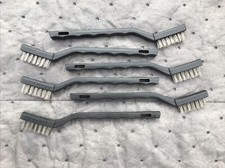  6 7  Stainless Steel Bristle Plastic Handle Cleaning De-rusting Brushes