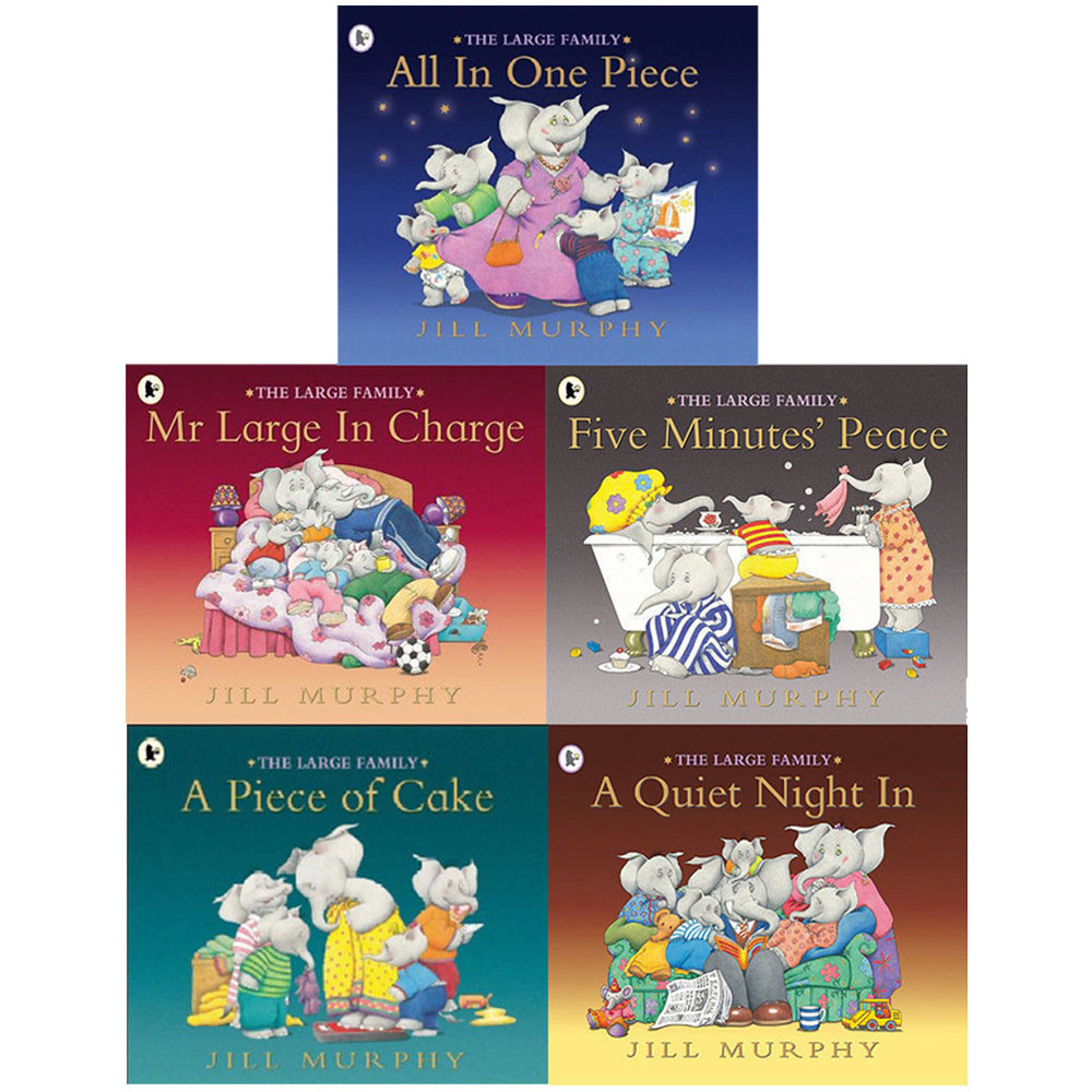 Large Family Collections 5 Books Set By Jill Murphy A Quiet Night Paperback NEW - Image 4