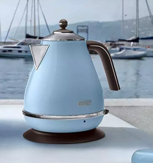Blue retro clearance kettle