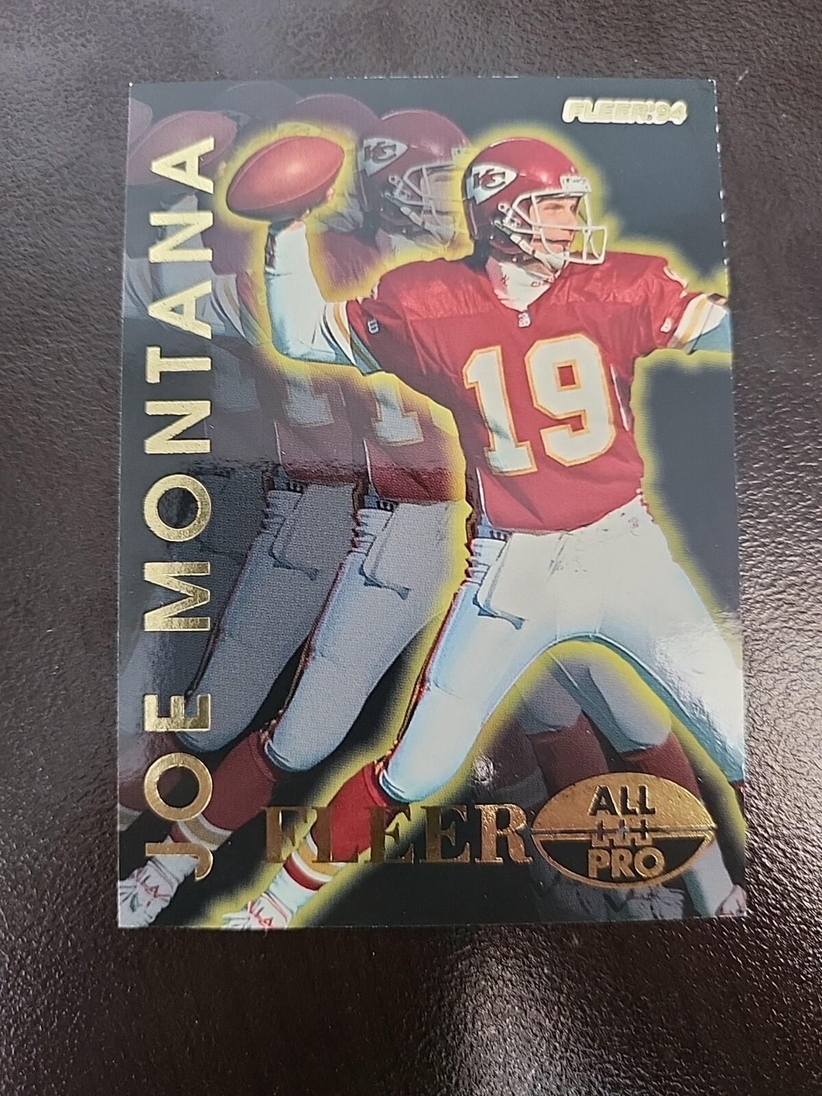 1994 Fleer Joe Montana ALL PRO Card 7 OF 24 EBay