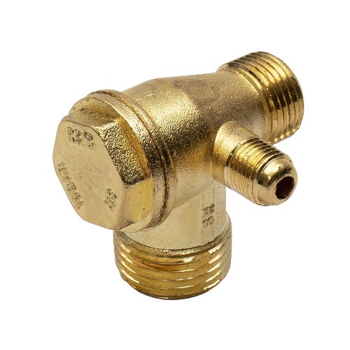 3-Way Air Compressor Valve Male Threaded Non-Return Check Parts Connector Tool - Picture 7 of 12