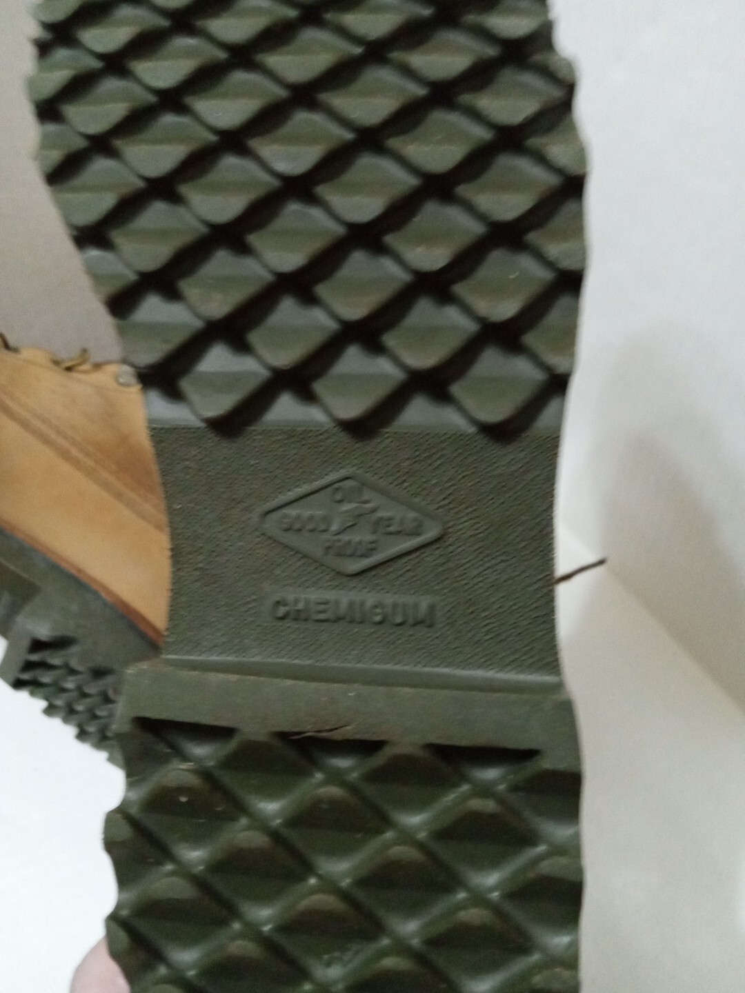 Chippewa Original Work Boots Chemigum Soles Size 9.5 B