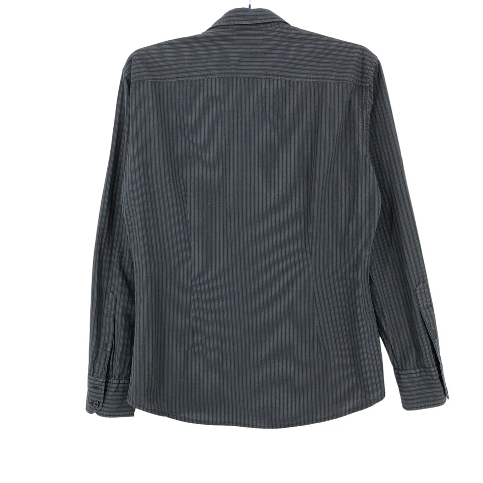 TOM TAILOR Men Long Sleeve Casual Striped Shirt Size L - Image 2 of 4