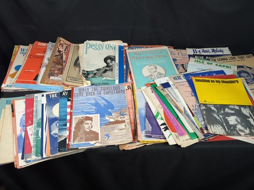 LOT OF 60+ Pieces Classical Sheet Music Books Full Songbooks 40s-80s Piano/Organ - Picture 9 of 10