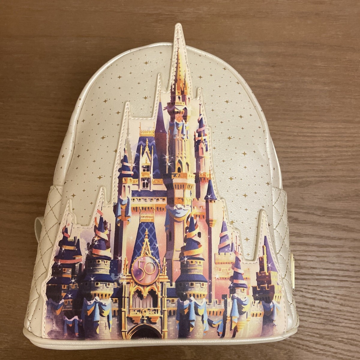 BNWT Disney Parks Loungefly WDW 50th Anniversary Cinderella 