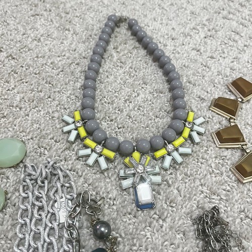 16 Teile 90er Jahre Y2K Modeschmuck Konvolut Halskette Armband Grob Statement Bunt - Bild 8 von 15