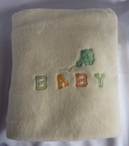 Yellow Baby Blanket Green Frog Baby Security Plush Lovey - Picture 3 of 8