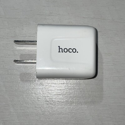 Hoco Wall charger Model C2 CN plug single USB Charging Adapter- White