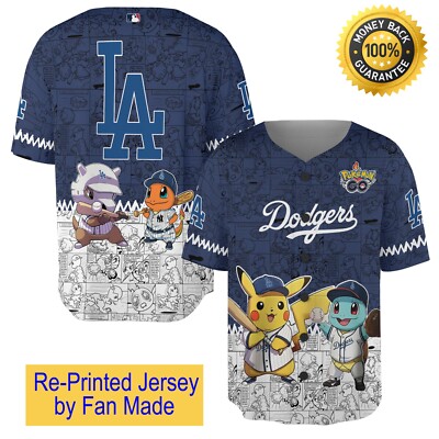 Special* Dodgers x Pok. GO Custom Baseball J.sey Giveaway 2025 | eBay