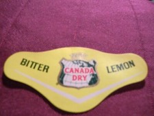 FLASCHENHALS-ETIKETTEN CANADA DRY BITTER LEMON - NEU