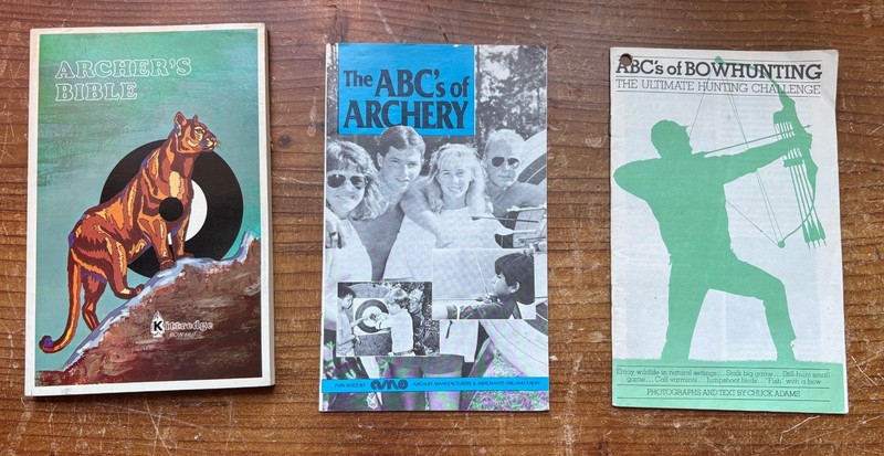 6 Archery Handbooks,  Archers Bible, ABC's Of Bowhunting, Handbook Of Archery
