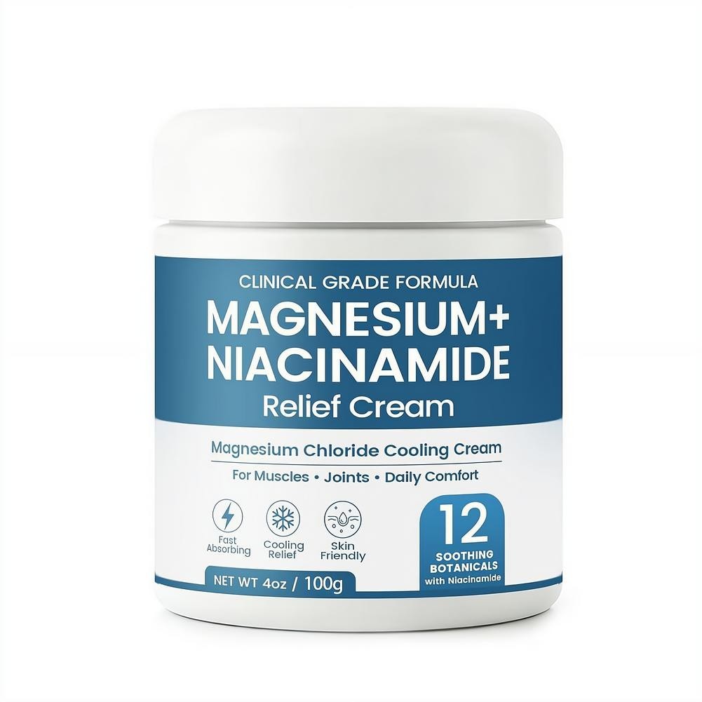 Magnesium Freeze -Topical Magnesium Cream with Niacinamide For Joints Low Back