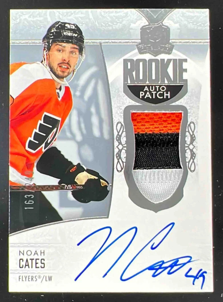 2022-23 Upper Deck The Cup #166 Noah Cates Rookie Patch Auto RC Auto /249