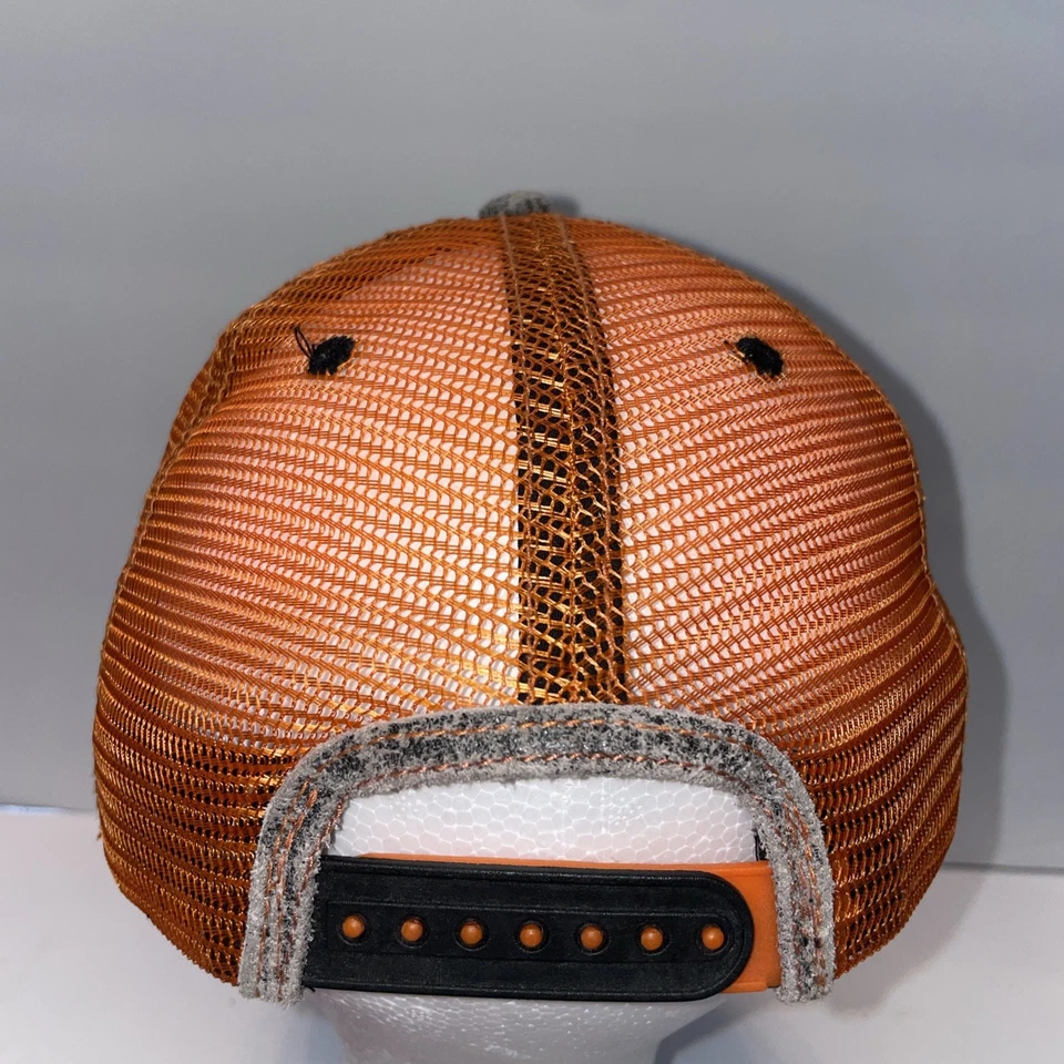 Orange County Choppers OCC 平沿帽皮革和网眼摩托车摩托车 — 第 3/4 张图片