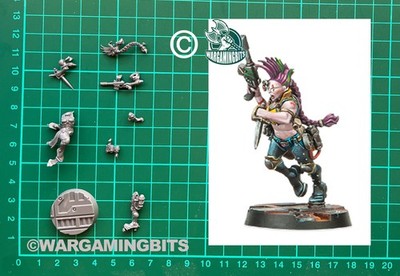 Games Workshop Necromunda Gang House Escher Juve Zarann