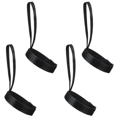 Oudain 4 Pcs Glove Leash Wrist Strap approx. 11 inches in perimeter, Black