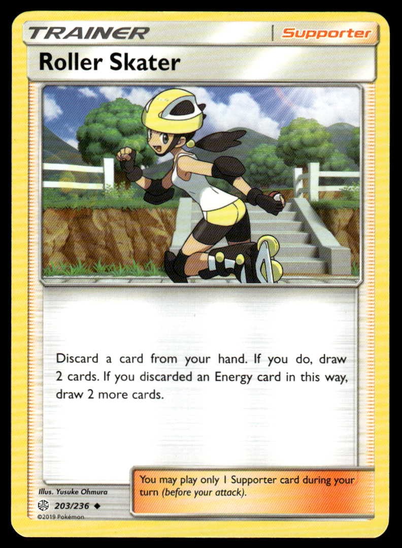 POKEMON ROLLER SKATER COSMIC ECLIPSE 203/236 UC NM/M