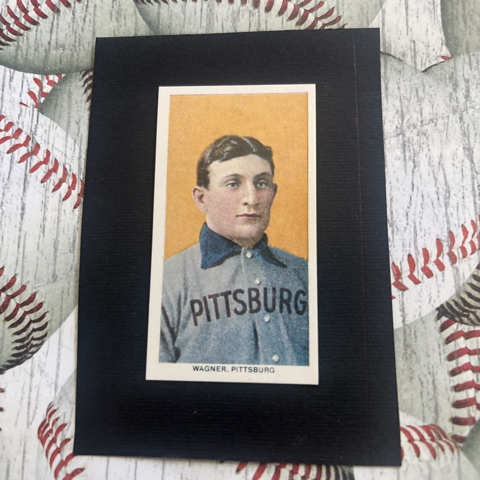 HONUS WAGNER T-206 1910 TOBACCO REPRINT  PITTSBURGH PIRATES/Ships Free