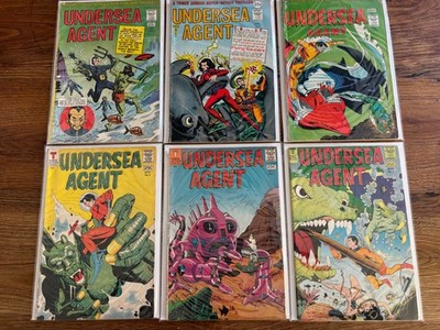 Undersea Agent #1-6 (Tower Comics - 1966)