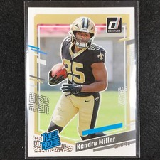 2023 Donruss Football KENDRE MILLER Rated Rookie Base Aqueous Test #375