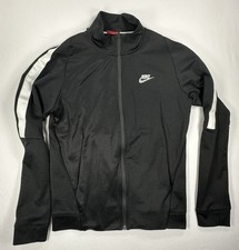 Sz Small NIKE Full Zip Lightweight Training Jacket Black
