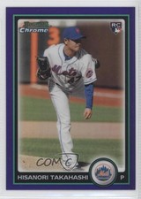 2010 Bowman Draft Chrome Purple Refractor Hisanori Takahashi #BDP100 1b0