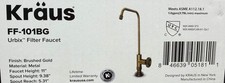 Kraus Urbix FF-101BG Water Dispenser Faucet,Brushed Gold NEW