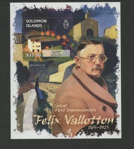 SOLOMON ISLANDS 1282, FELIX VALLOTTON, SHEET OF 1, MNH (SOL4570)