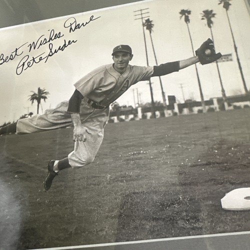 Pete suder signed inscribed photo framed Philadelphia A’s  - Picture 2 of 2