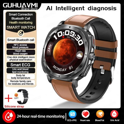 UK 2025 New Medical Grade Smart Watch Blood Pressure Oxygen Heart Rate Bluetooth - Picture 12 of 12