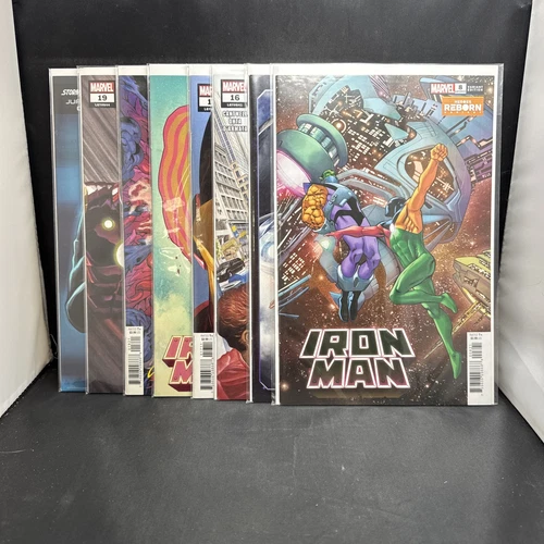 IRON MAN #8 14 16 17 18 19 W/Variants. Heroes Reborn Marvel Comics 2021(I17)(25)
