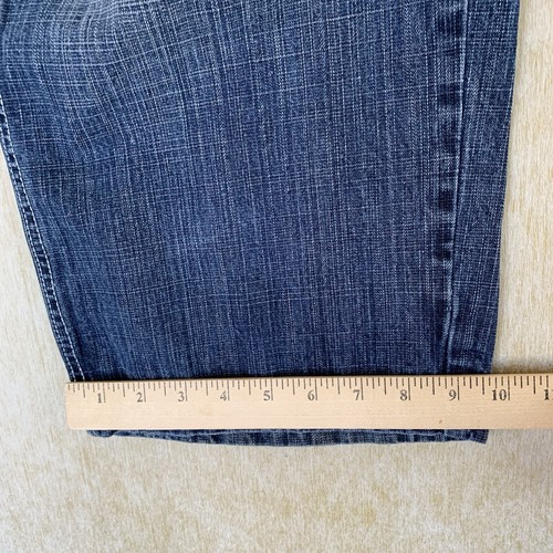 Vintage South Pole Jeans Mens 34x30 (29) Blue Denim Wide Leg Stone Wash Y2K - Picture 6 of 16