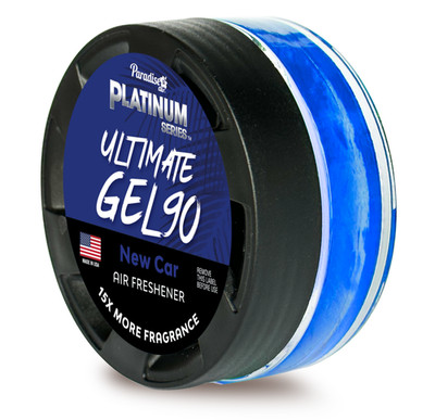 Paradise Air Platinum Series Ultimate Gel 90 Black Air Freshener