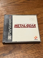 Sony Playstation 1 PS1 Metal Gear Solid Game