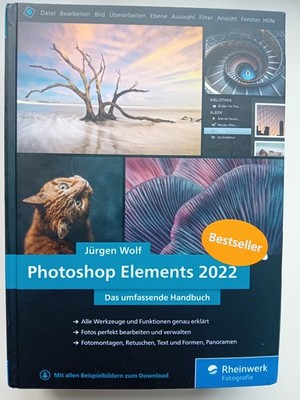 Photoshop Elements 2022 von Jürgen Wolf (2021 Geb. Ausgabe) Zustand sehr gut