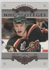 2003-04 Upper Deck Classic Portraits NHL Protégés 769/1150 Brent Burns #185 jg3
