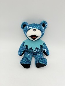 Grateful Dead Bear Plush Toy Lost Sailor Blue Ship Wheel Nautical Bean Bag 7"