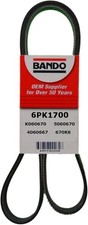 New Bando USA 6PK1700 OEM Quality Serpentine Belt 6 Rib .84" X 67"(1700mm)