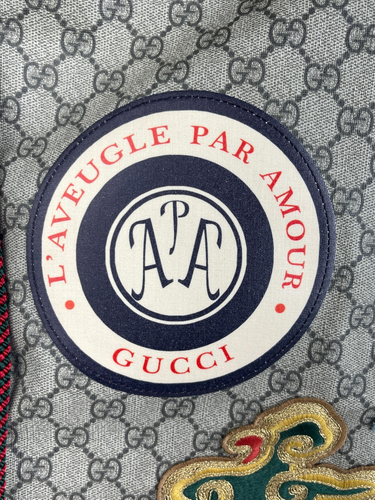 GUCCI Soft GG Supreme Monogram Drawstring Backpac… - image 12
