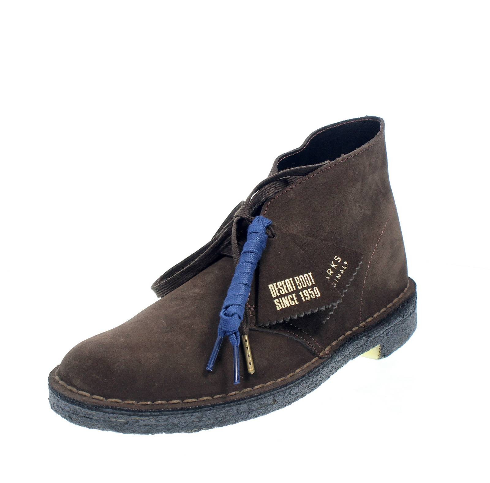 Clarks Desert Boot - Poloshirt aus braunem Wildleder - Gre 425 85 US 267cm 30290₽