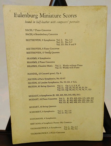 Shostakovich Symphony No 5 D minor Op 47 Eulenburg No 579 study score - Picture 2 of 14