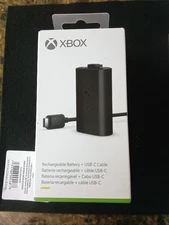 Official XBOX Play and Charge Kit Rechargeable Battery + USB-C Cable NEW in box