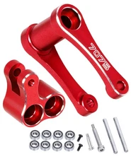 Aluminum Knuckle Pull Rod Upgrades for 1/4 Promoto MX Motorcycle Red