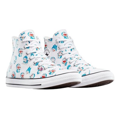 New Converse Chuck Taylor All Star Hi Doraemon White A15791C Men 6.5 Woman 8.5