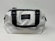 Vintage 90s Ralph Lauren Polo Jeans Co. White Travel Toiletry Makeup Bag Pouch