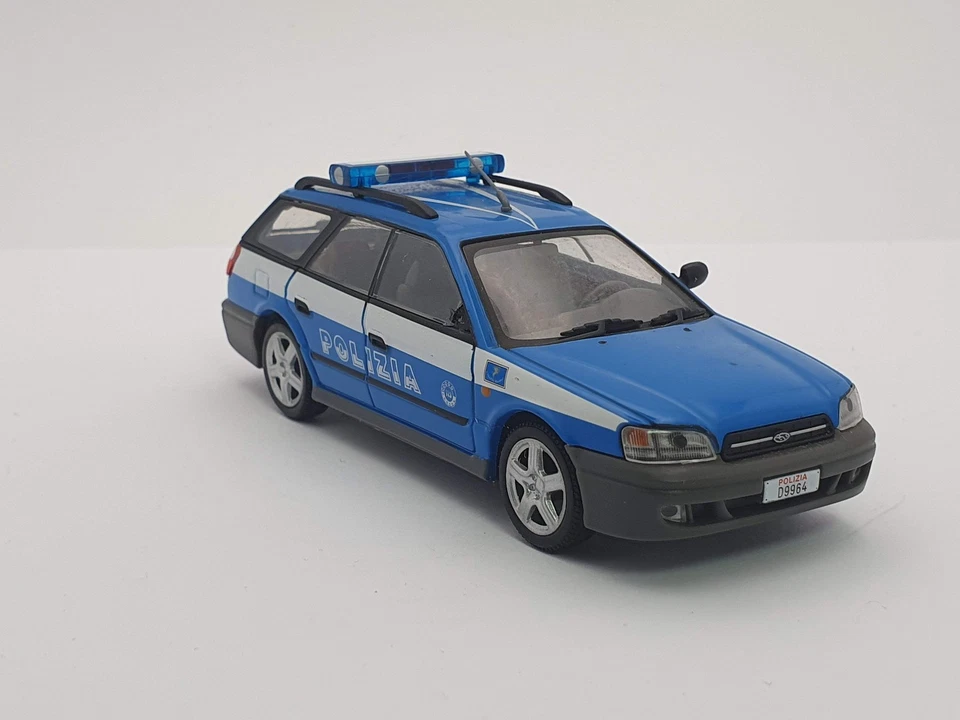 Subaru Legacy SW Polizia Edicola 1/43 - Immagine 4 di 4