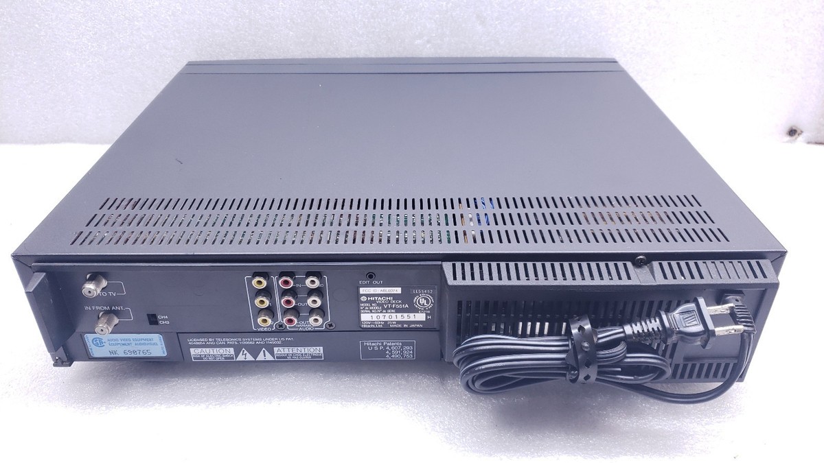 Hitachi VT-F551A Studio Edit VCR Rare VHS Player Recorder [PARTS